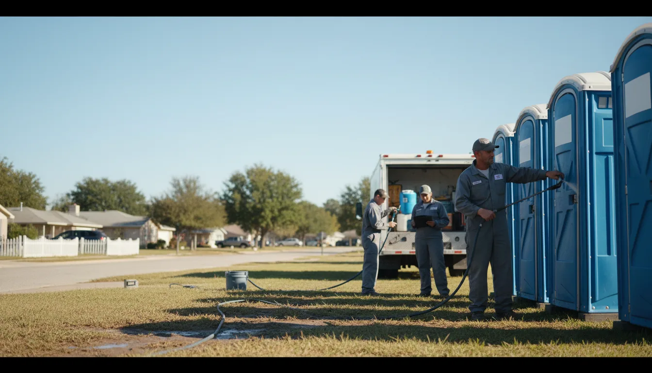 Long-Term Portable Toilet Rental in Stigler, OK near me